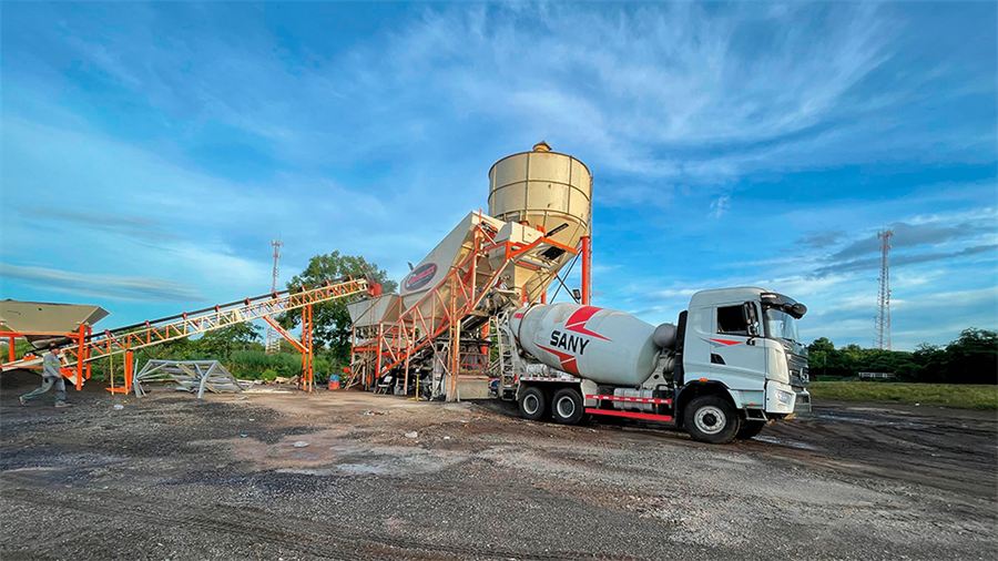 Planta de concreto Gravablock en El Tránsito, San Miguel
