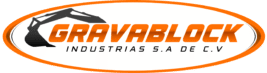 logotipo gravablock blanco